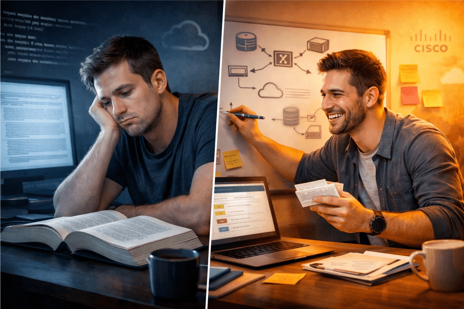 Active Recall vs. Passive Reading for IT Exam Study